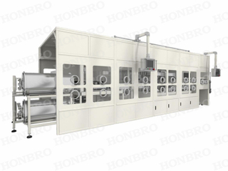 G&uuml;zel G&ouml;r&uuml;n&uuml;mKatı Hal Pil ve Diğer Yeni Pil T&uuml;rleri i&ccedil;in D&ouml;ner Tabla Otomatik Elektrolit Dolum Makinesi